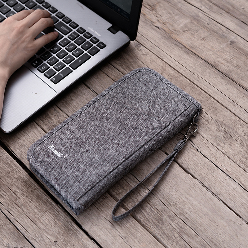 New passport bag, air ticket holder, document storage bag, protective case, multi-functional document bag for overseas travel, factory direct sales