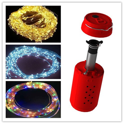 Factory direct sales of LED light strings, copper wire lights, warm white four-color 10-meter 100-light decorative Christmas light strings Application Scenario