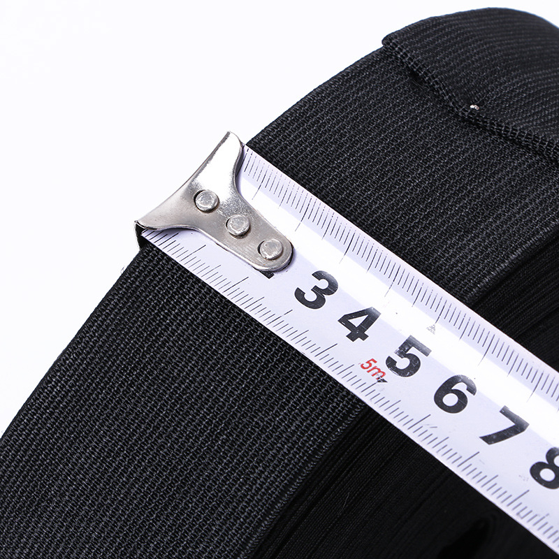 Manufacturers Direct Sales Of Fine Clothing Accessories Wrapped Elastic Black Hook Edge Machine Elastic Supply Wholesale Specification drawing