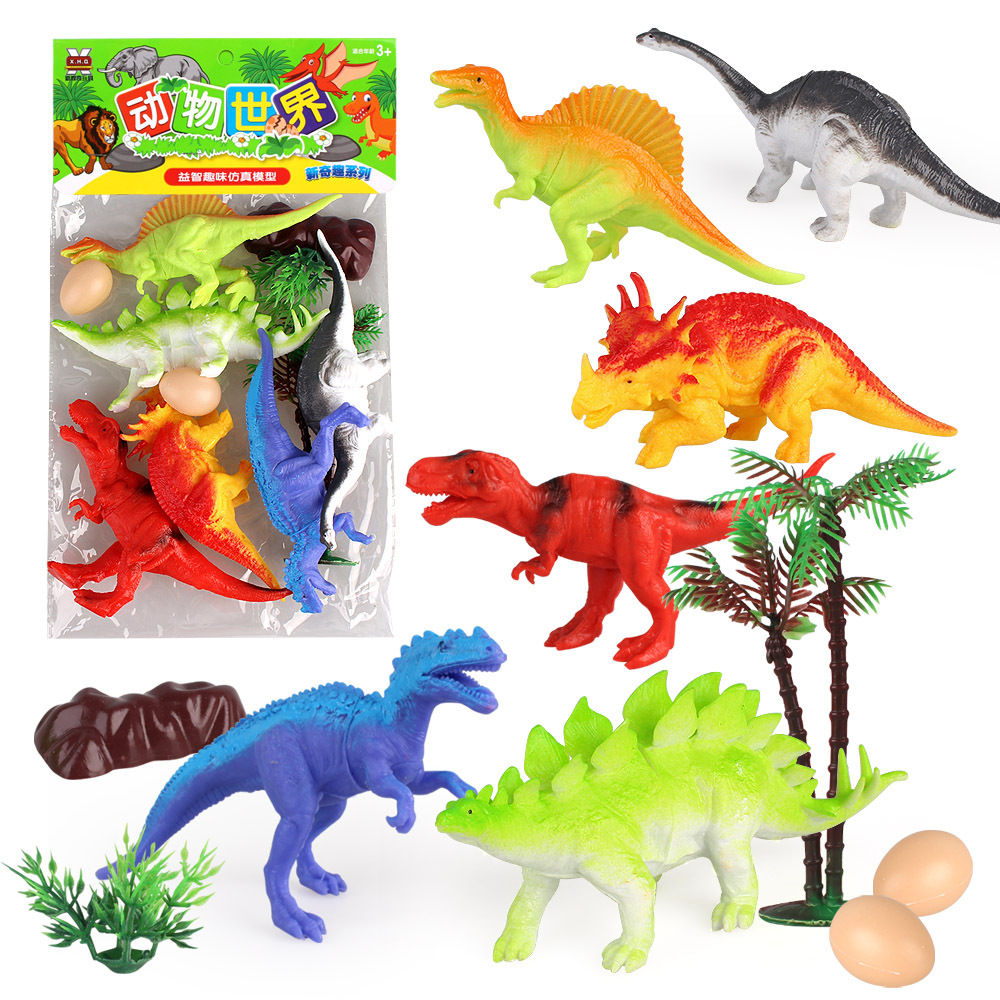 厂家直销 儿童仿真益智趣味恐龙玩具 静态恐龙模型套装系列