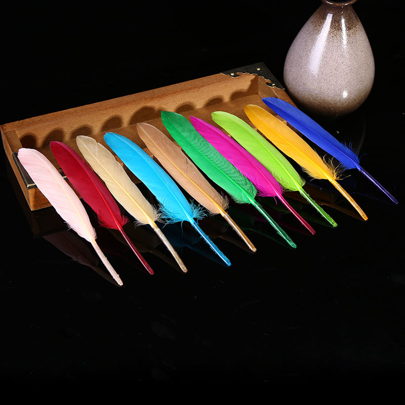 Multi-Color Supply Craft Small Straight Knife Feather Feather Wholesale Yiwu Diy Knife Feather Toddler Handmade Materials details Picture