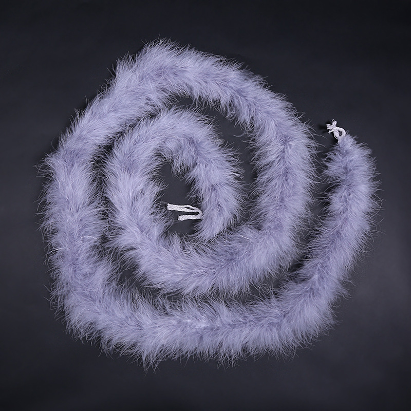 18 Colors Optional Full Velvet Strip Ornaments Wedding Decoration Decoration Turkey Feather Home Decoration Crafts Specification drawing