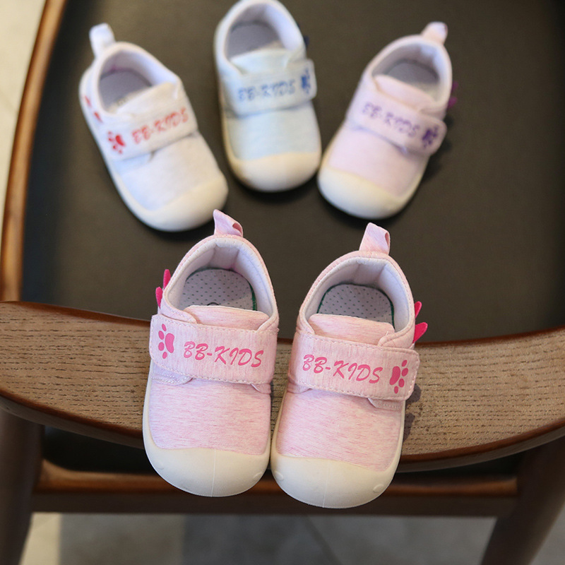 Spring and Autumn 2018 new leisure cotton baby soft anti-slip anti-kick function toddler shoes factory