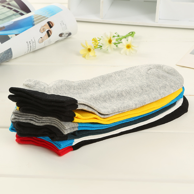 2018男士船袜 精梳全棉透气男袜子运动休闲短袜子 厂家加工批发i产品图