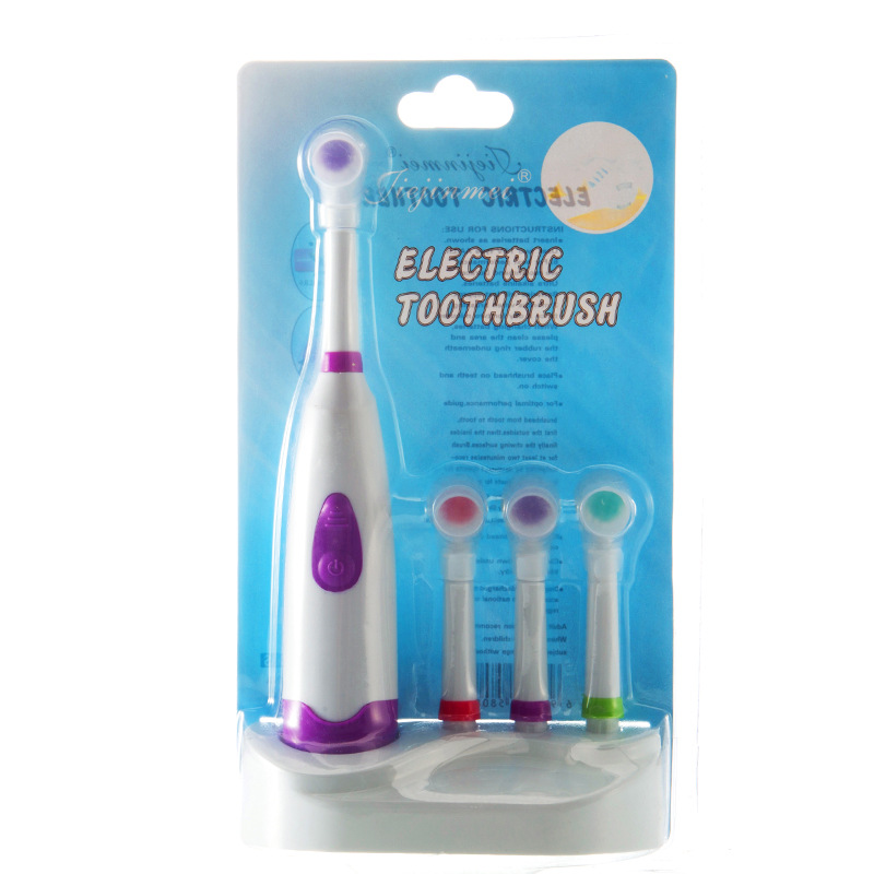 Manufacturers Direct Electric Toothbrush Waterproof Rotary Send Three Soft Bristle Toothbrush Head For Children And Adults Specification drawing