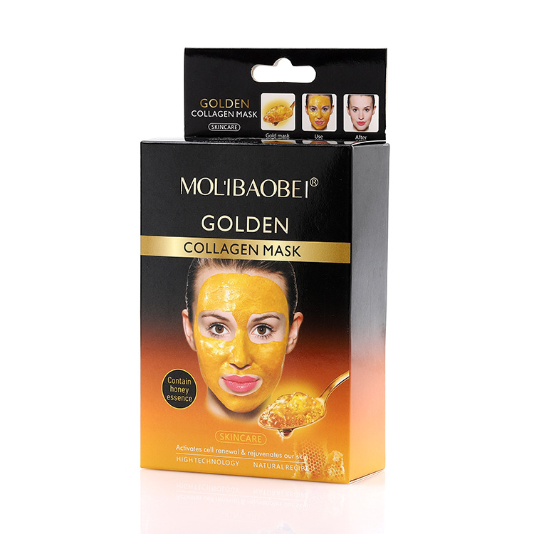 molibaobei Honey Gold Mineral Mud Mask, peel-off Mask, Cleansing and Blackhead Removal Mask, Nose Mask Specification image