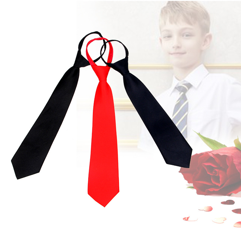 韩版儿童领带 学生拉带 简便易拉得学生领带 批发团购