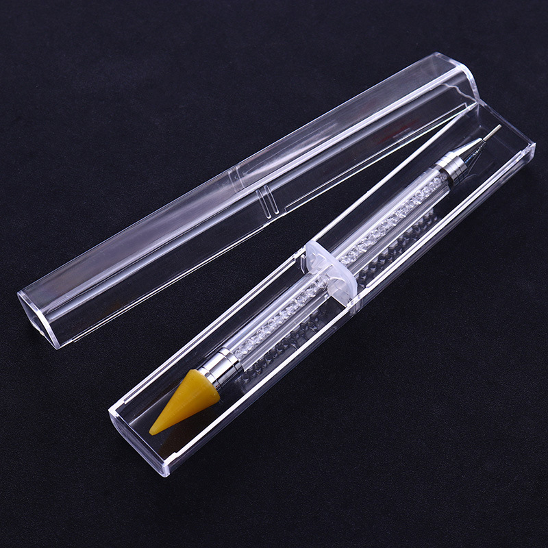 Nail art tools: Double-headed crystal dot pen, hook needle, nail art dot drill pen, crayon, sticky drill pen, dual-purpose pen