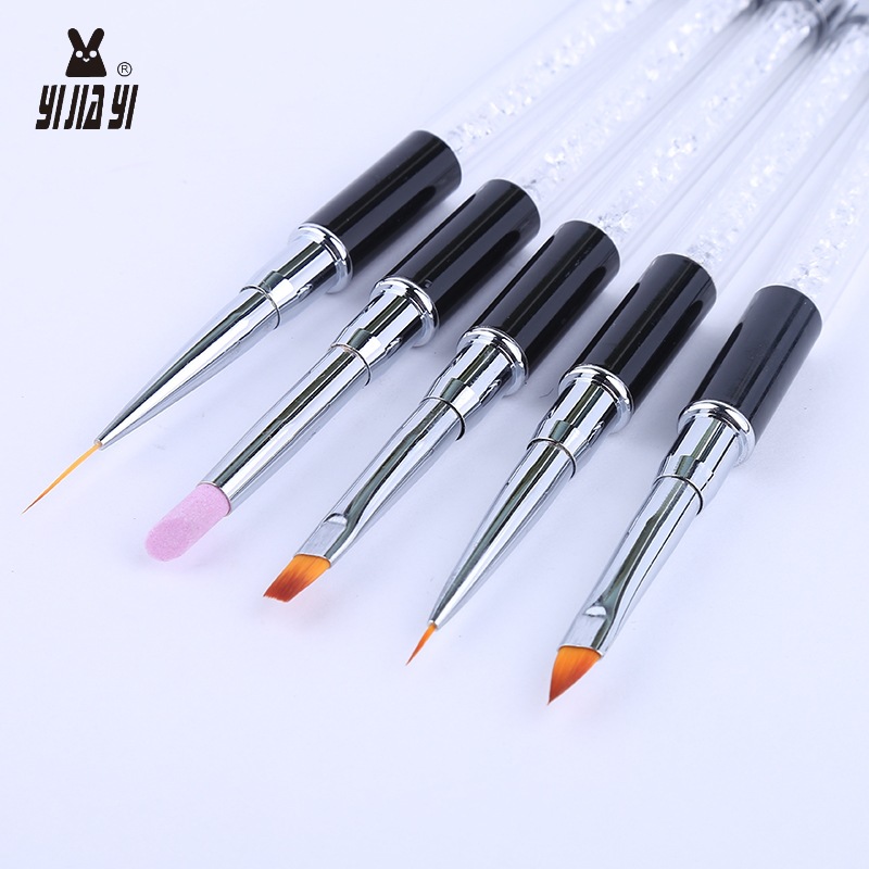 Nail art tools: brush, crystal engraving pen, painting string pen, phototherapy pen, nail art supplies, diamond rod pen set Specification image