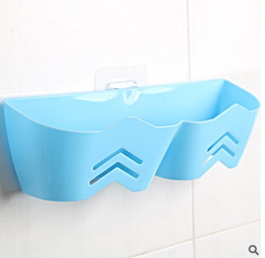 Waterproof Non-Trace Attached Wall Mounted Shoe Rack Bathroom Living Room Storage Rack Slipper Rack Perforation-Free Plastic Specification drawing