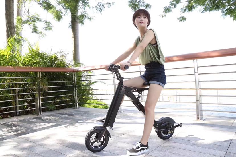 Green MINGTO mingtu triangle folding car electric car foreign trade special supply thumbnail