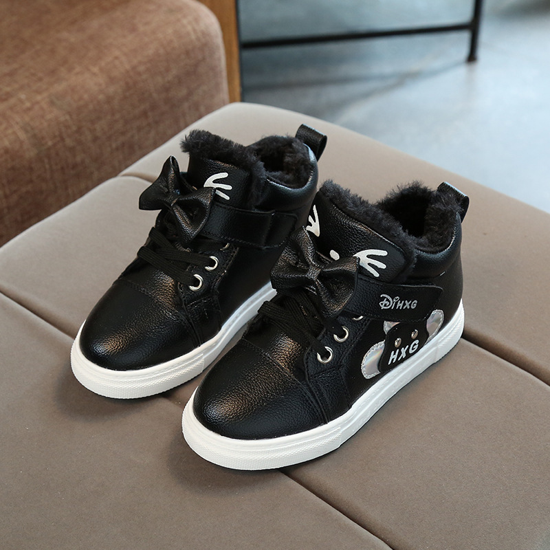 Children's Sports shoes 2018 Winter edition Soft sole children's sports shoes Girls casual shoes a replacement hair