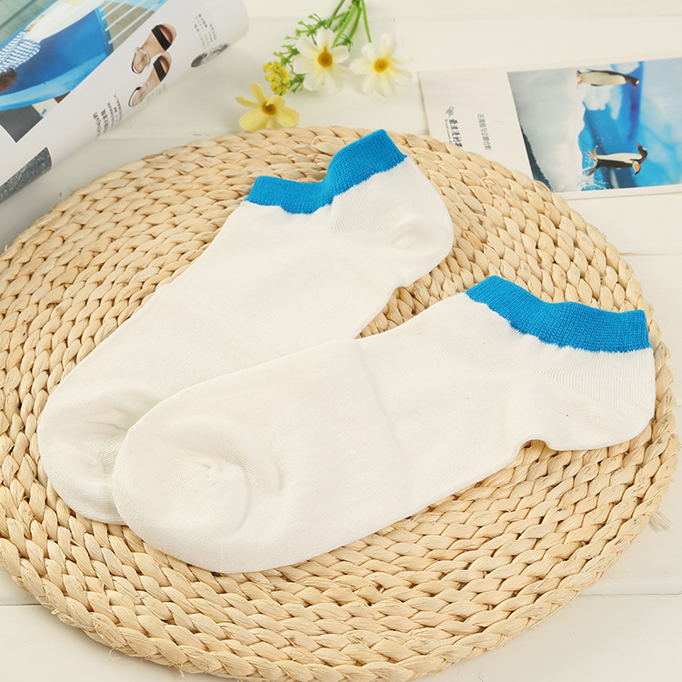 2018男士船袜 精梳全棉透气男袜子运动休闲短袜子 厂家加工批发i细节图