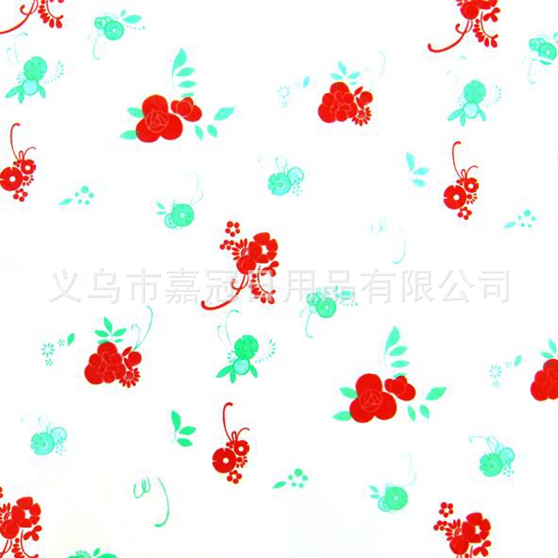 欧式田园 彩色花朵泡壳装PE印花浴帘 防水加厚防霉