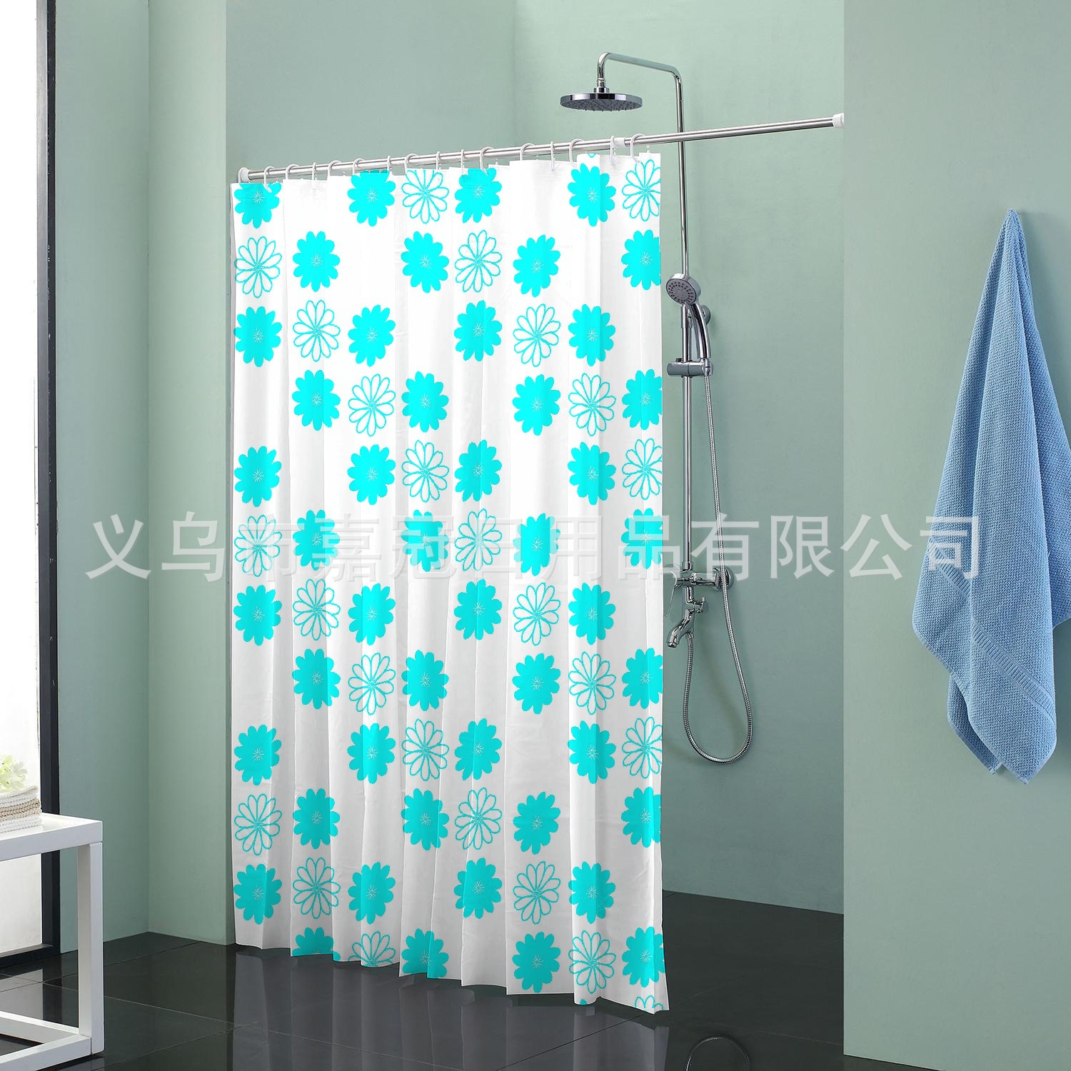 欧式迷彩印花 涤纶浴帘 防水加厚防霉 家居用品花型颜色定制