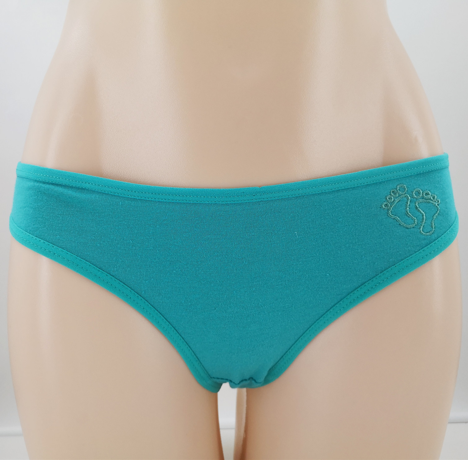 Export Africa Uganda foreign trade triangle ladies underwear embroidery feet cotton Thong tailored style thumbnail