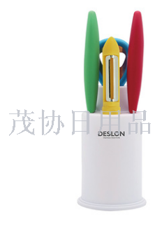 Stainless steel fruit knife, peeler, planer, peeler, kitchen tool five-piece set Application Scenario