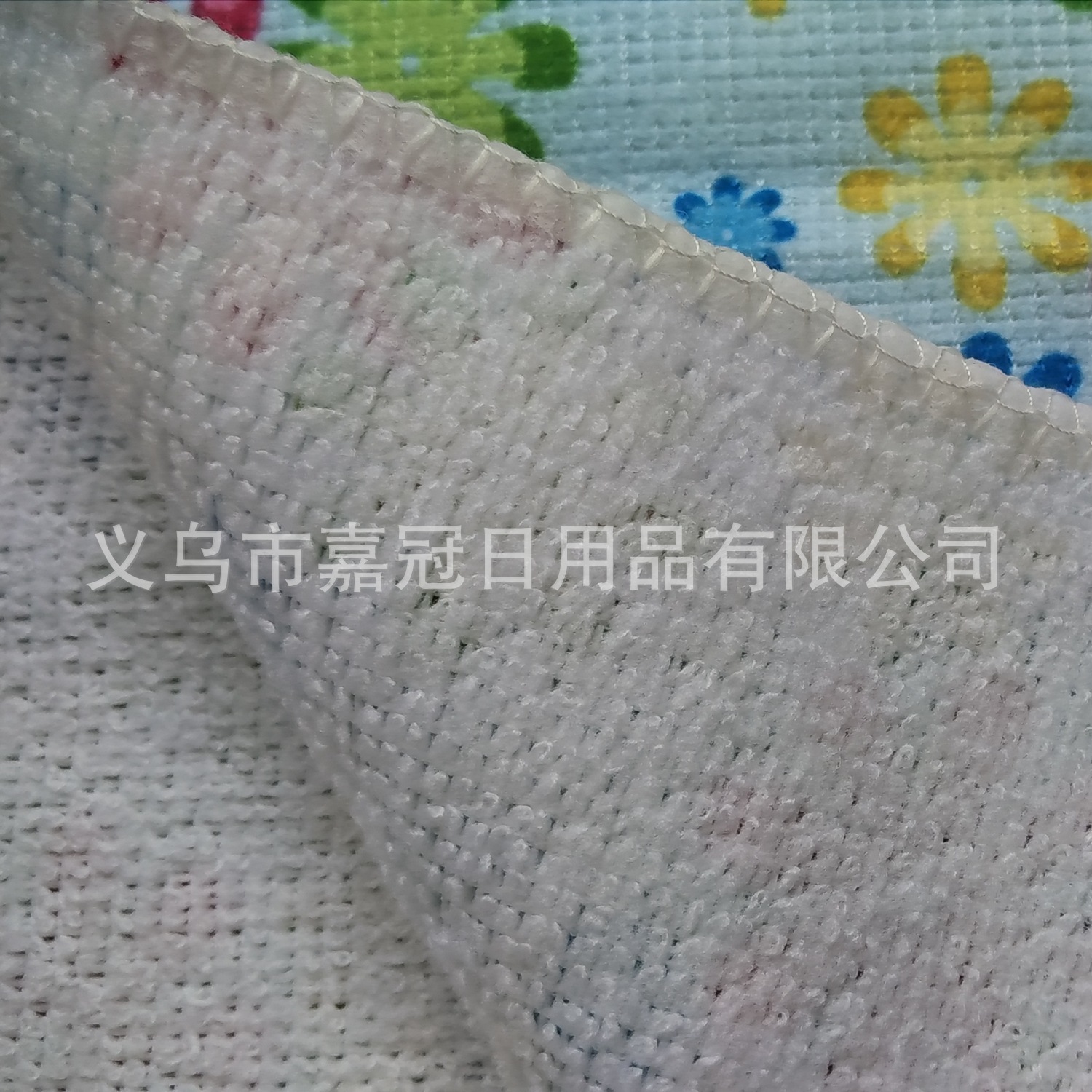 欧式日用品 超细纤维印花洗碗抹布加厚吸水不沾油毛巾批发细节图