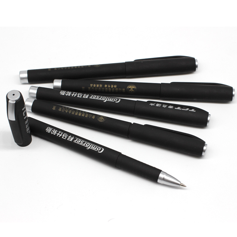 广告笔定制logo 喷胶水笔 碳素礼品笔批发 广告告促销签字笔批发