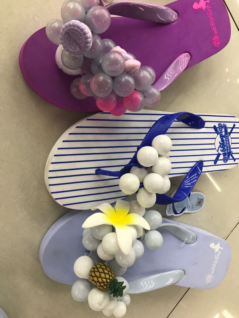 Cute grape-shaped flip-flops, 36 to 40, in multiple colors Specification image