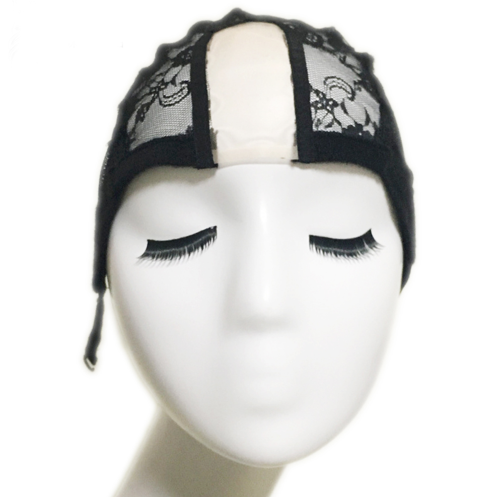 Exclusive U Part Lace High Elastic mesh fake hairnet hat