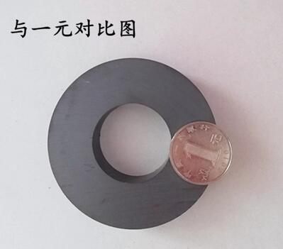 铁氧体普磁 圆形吸铁石 强力黑色磁铁产品图