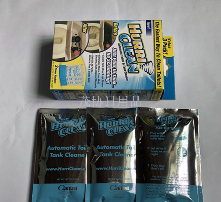 TV's new HURRI CLEAN No-Scrub Quick Toilet Cleaner Powder Kitchen and Bath Cleaner Toilet Cleaner