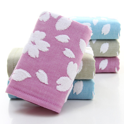 Factory direct sales of pure cotton fabric, untwisted jacquard hair, pure cotton children's and adult face towels, labor protection, street stall gifts wholesale details Picture
