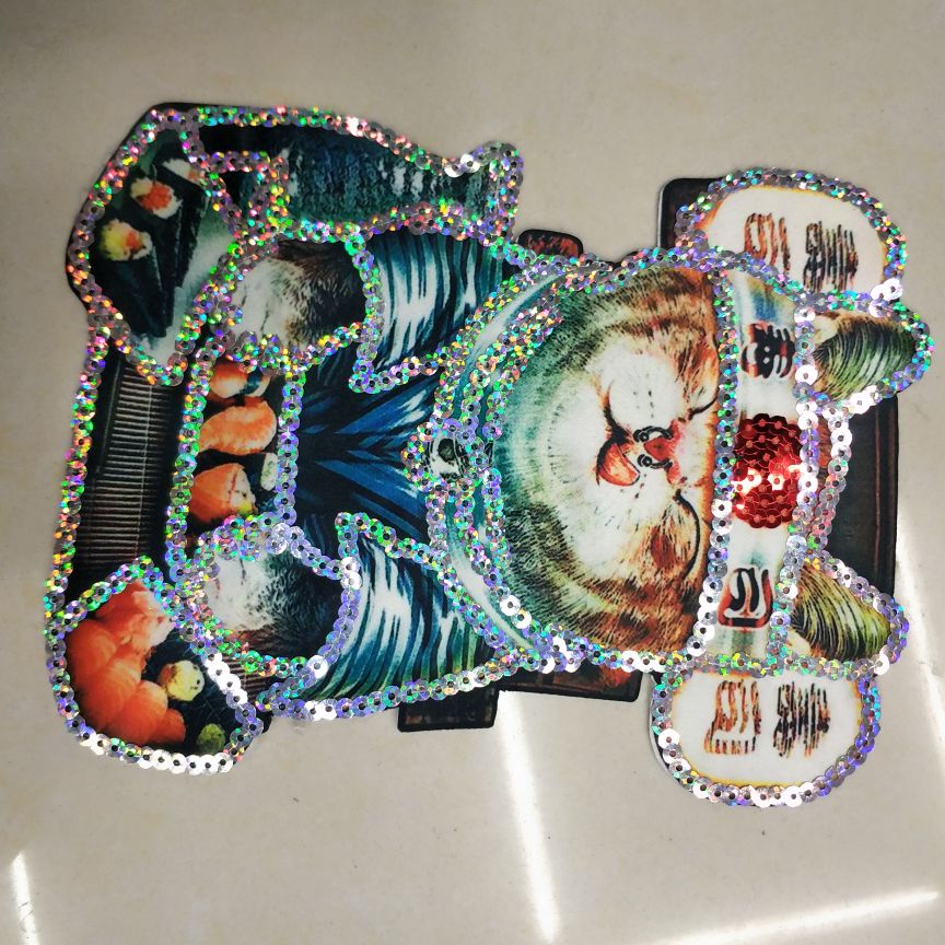 新款烫画加亮片