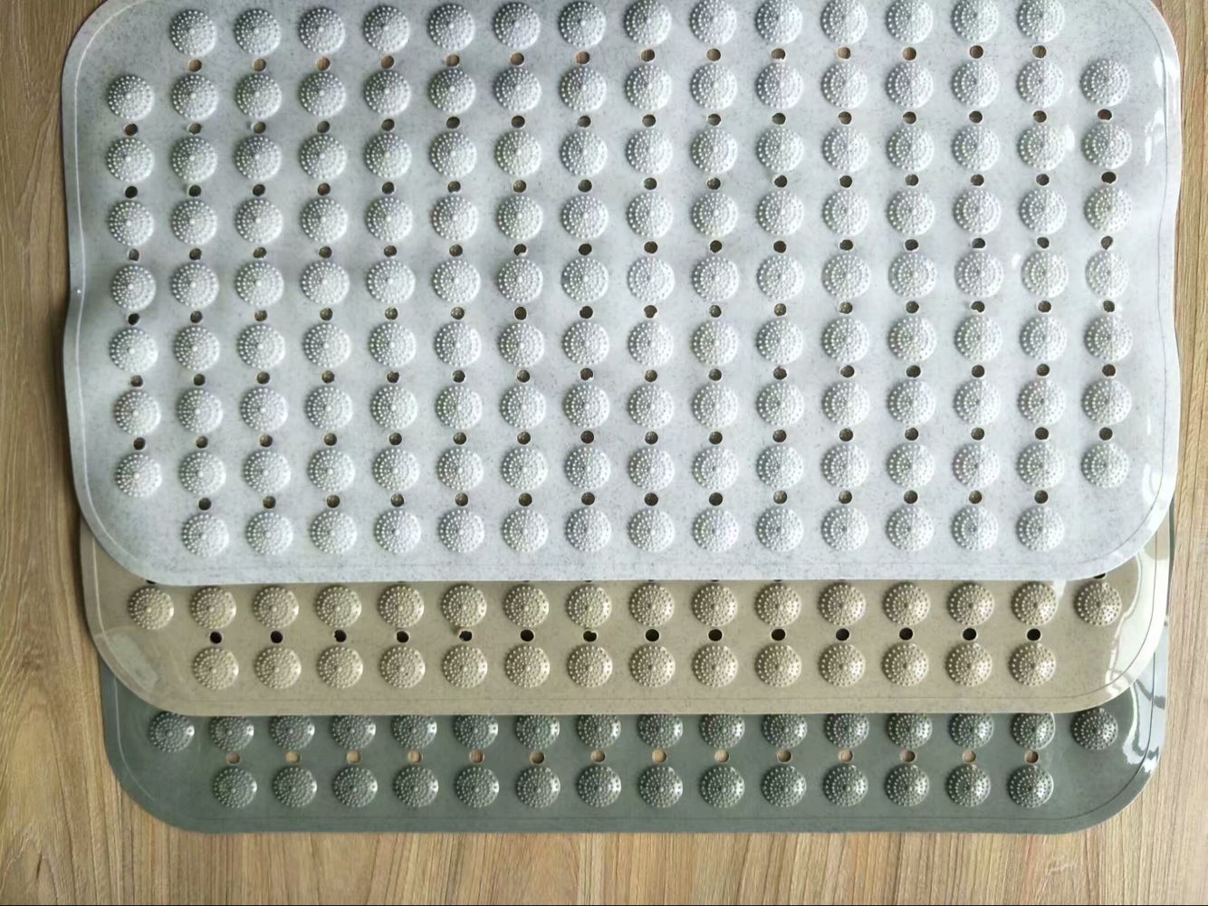New marbling dot ball bead bathroom mat PVC bathroom mat bathroom mat non-slip bathroom massage foot mat