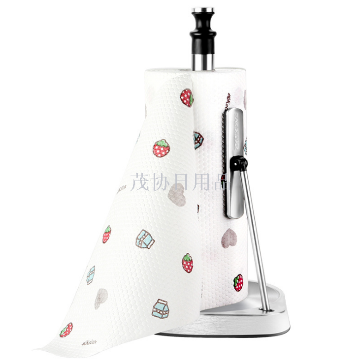 304不锈钢厨房纸巾架立式厨房用免打孔卷纸架