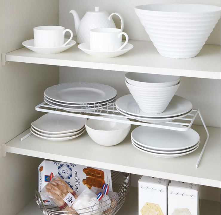 Japanese style simple kitchen plate Dinner plate tableware dish dish dish rack drain storage rack