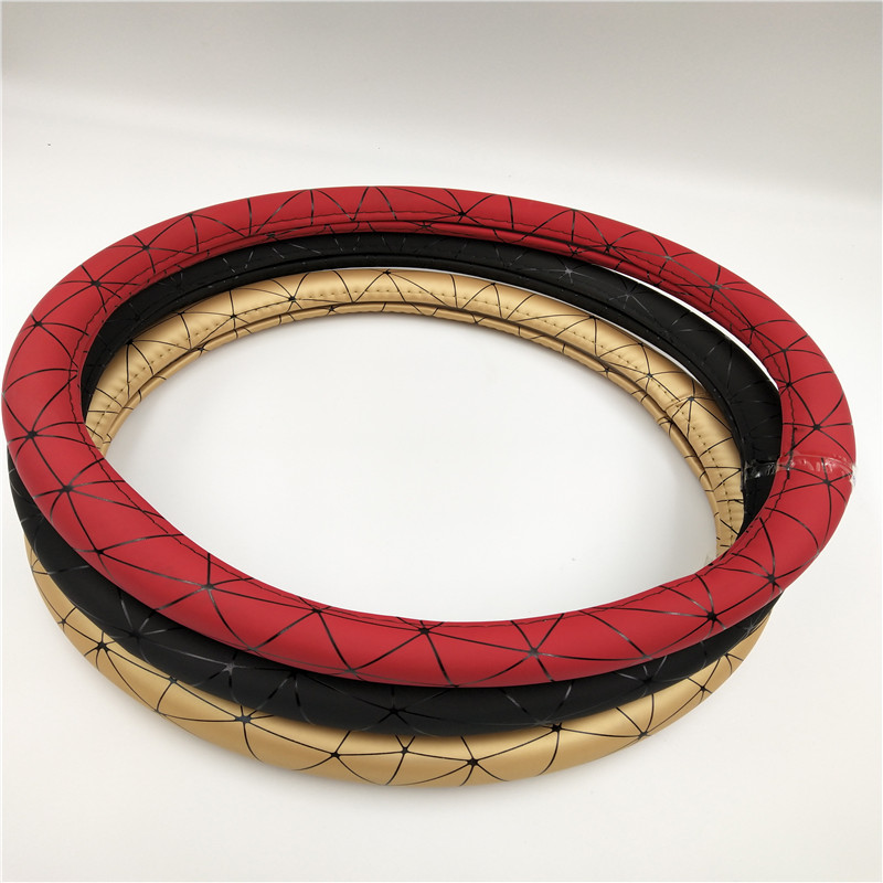 批发38CM优质PU四季通用方向盘套把套