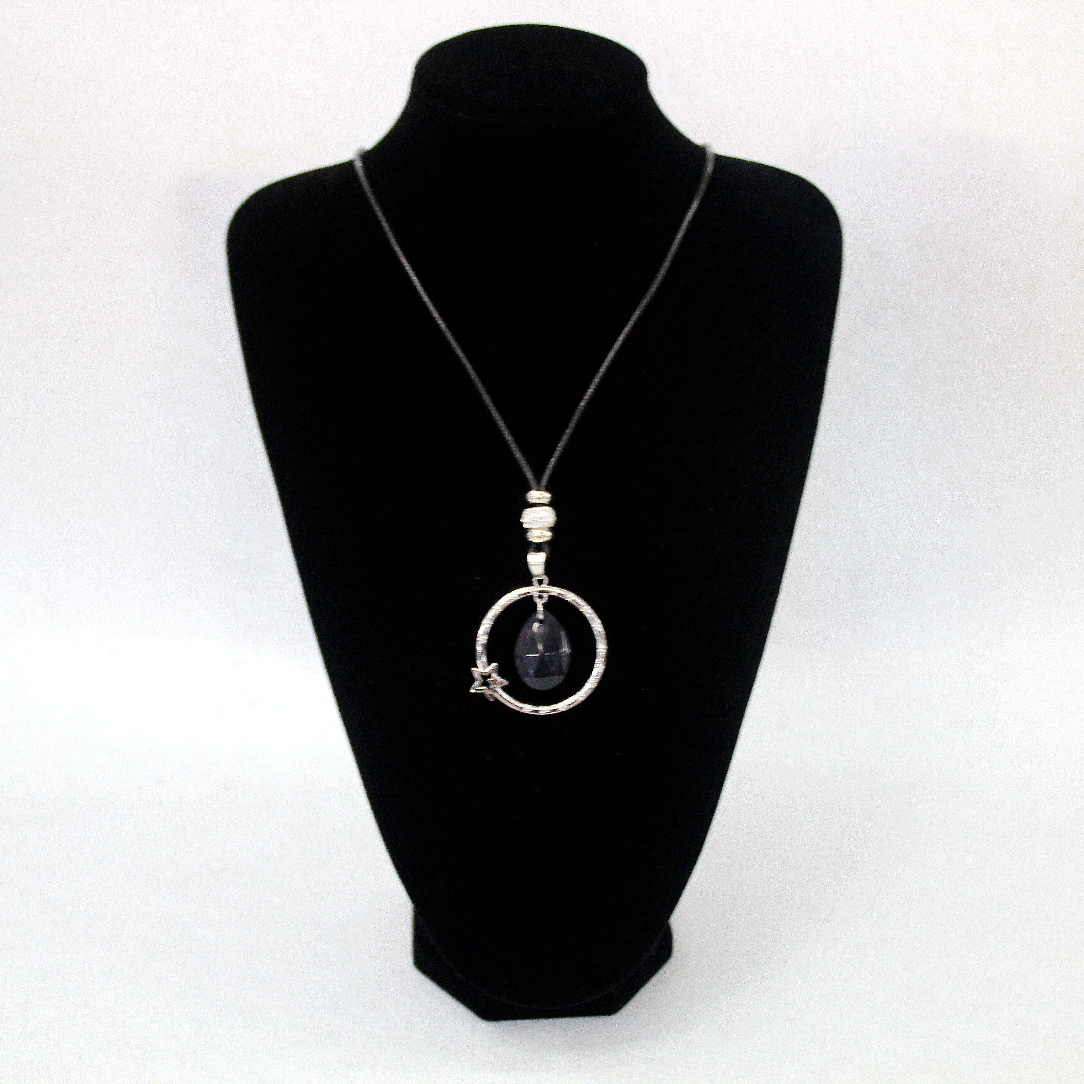 雕花吊坠长款皮绳子项链衣服挂件女装饰配饰品详情图1