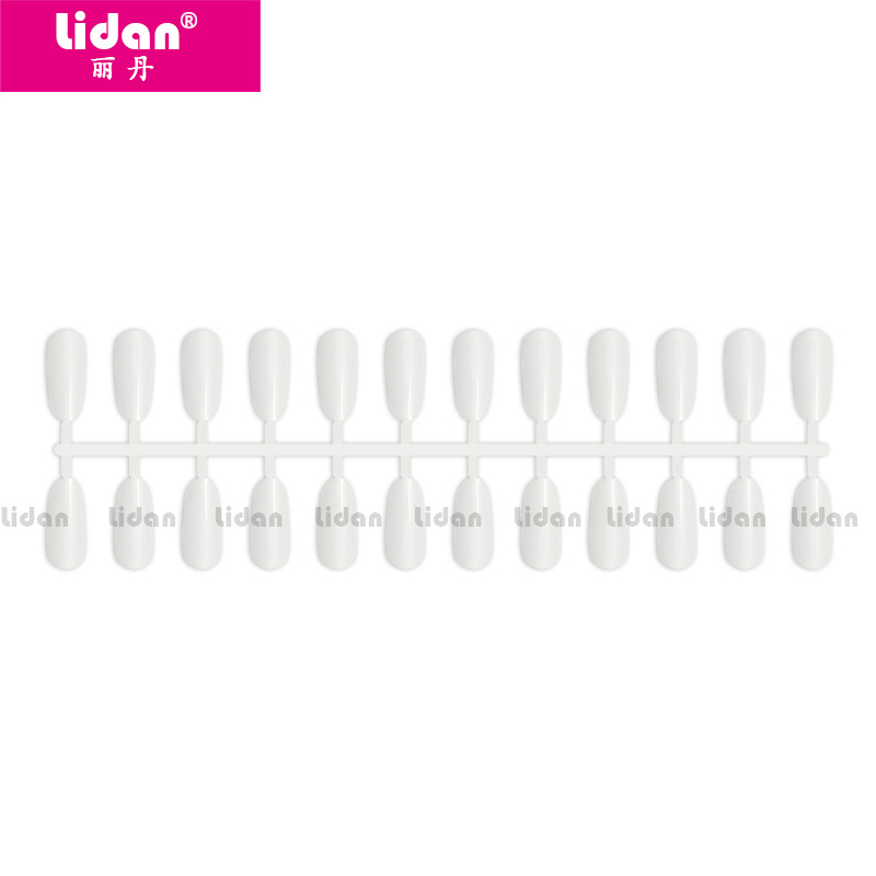 LIDAN Nail Art Blank practice color Card Nail polish gel Oval color plate display sample 240 pieces details Picture