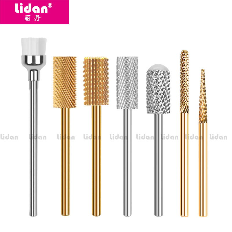 LIDAN tungsten steel grinding head set, 7-piece set of quick nail removal and non-overheating electric grinding machine accessories Specification image