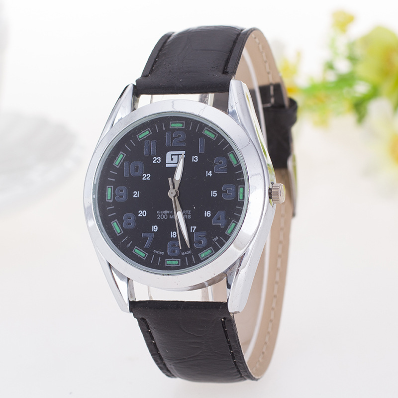 皮表男女混搭休闲个性数字表2016新品厂家直销 包邮