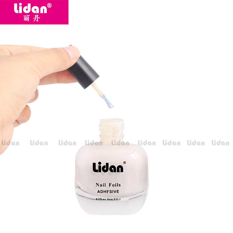 LIDAN Nail Art Starry Sky Glue Set DIY Heat Transfer Nail Sticker Laser Irider Starry Sky Paper Combination Set Specification image