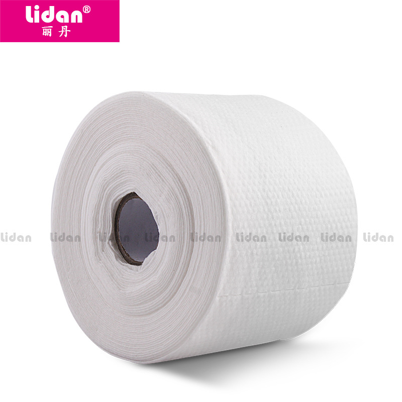 LIDAN 一次性洗脸巾 纯棉无纺布洁面巾 美容院纯棉断点式棉柔巾产品图