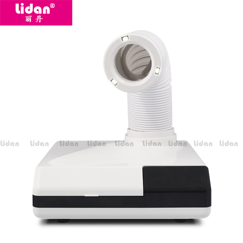 Lidan Japanese Nail Art Vacuum Cleaner 60W High-power desktop dual-purpose three-dimensional filter nail and nail debris vacuum details Picture