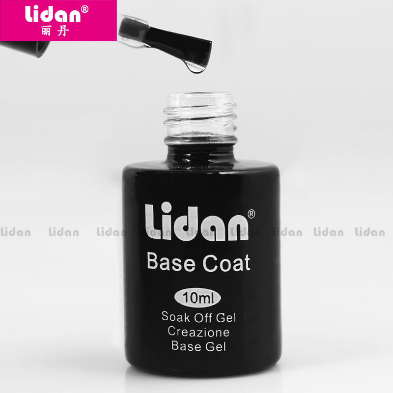 Lidan's new detachable UV TOPCOAT for nail care protects the nail surface. It's an eco-friendly and low-odor UV topcoat available for direct sale Specification image