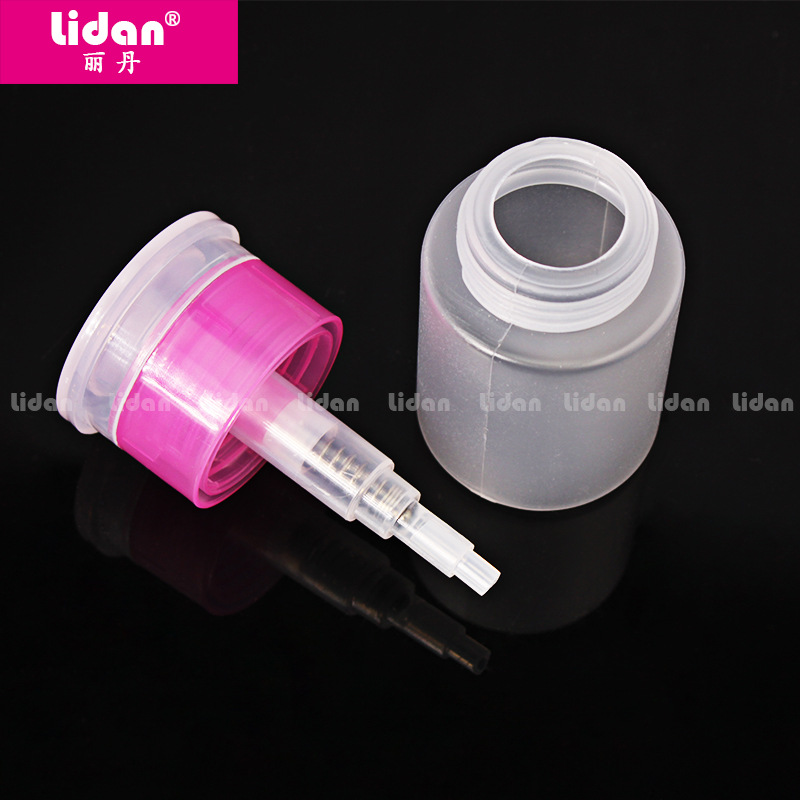 Wholesale supply of nail care tools and supplies, nail polish remover small pressure bottles, nail removal hydraulic bottles, nail polish remover press bottles Application Scenario