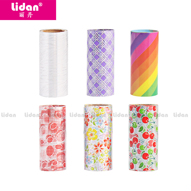 LIDAN Nail Art 6PCS Starry Sky Paper Set DIY Heat Transfer Nail Stickers Laser Phantom Starry Sky Stickers Application Scenario