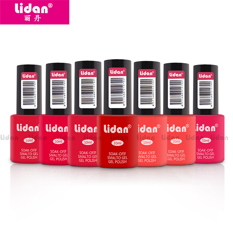 Lidan QQ Koudan Barbie Nail Polish Gel 84 Color Gel is environmentally friendly, long-lasting and does not fade. It is specially designed for nail salons details Picture