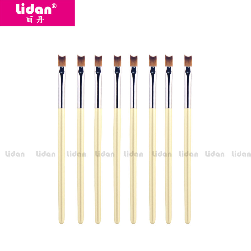 LIDAN nail art brush DIY Single color painting flower pen style crescent-shaped flower pen factory direct sales details Picture