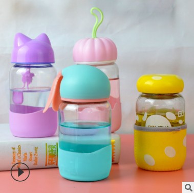 Creative Glass Mushroom Water Cup Opening Giveaway Advertisement Gift Cup Cute Pumpkin Cup Specification drawing