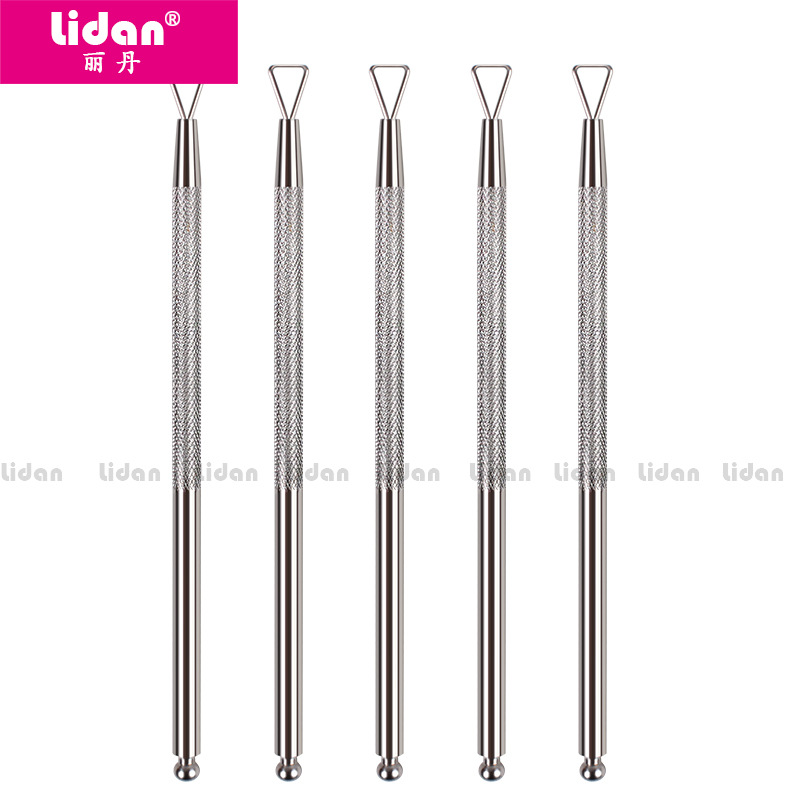 Lidan Nail Art Stainless Steel Nail Removal planer, light nail removal steel push, removable nail oil glue, light therapy nail tool details Picture