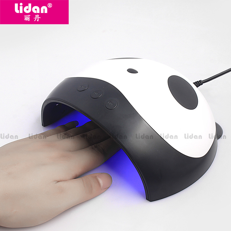 LIDAN Panda Nail Art Smart Sensor Nail Lamp 36W Light Therapy Mecha Oil Glue Nail Baking Lamp Specification image