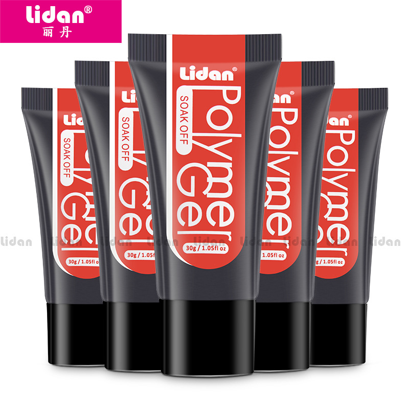 Lidan Nail Art Quick Extension Crystal Gel Paperless Nail Extension Set Model Gel Gel details Picture