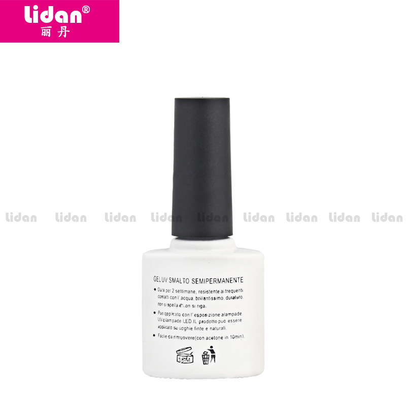 Lidan/ Lidan genuine nail polish new product detachable, no-rinse, ultra-bright sealing layer for UV phototherapy nail polish glue details Picture